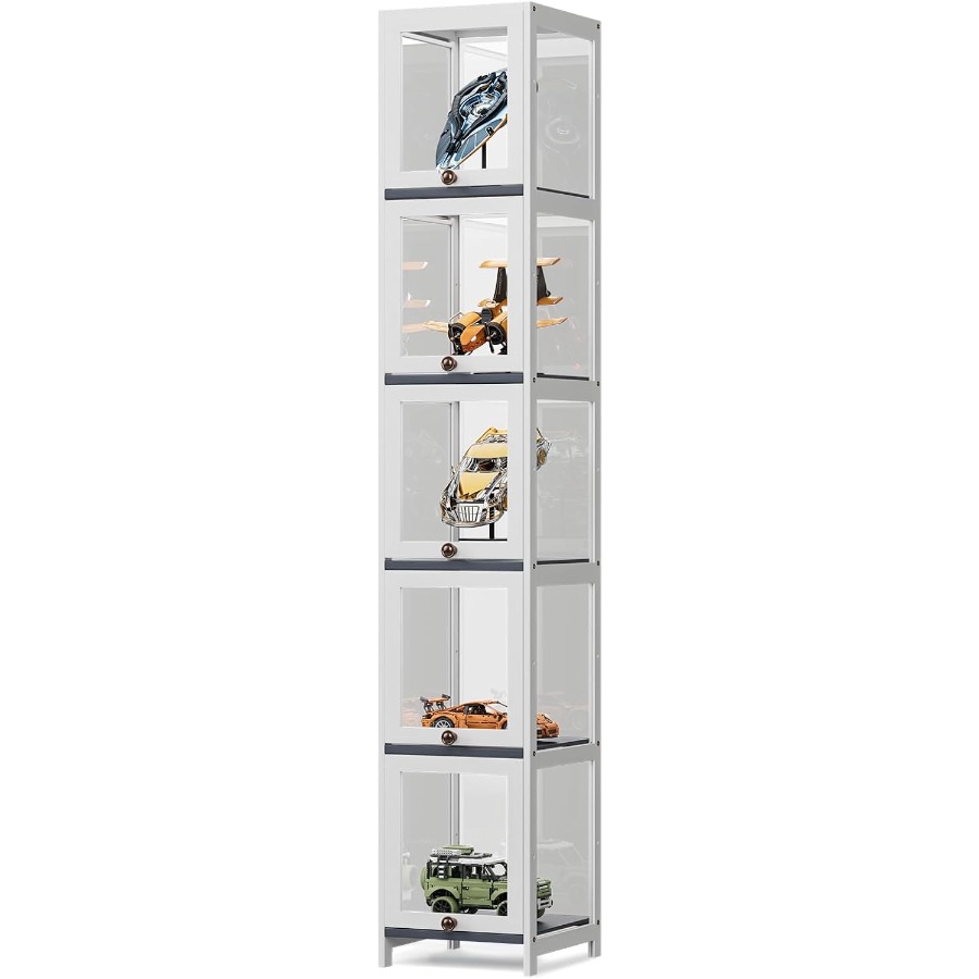 Curio Display Cabinet with Acr - Glass Cabinet Display recension och pris