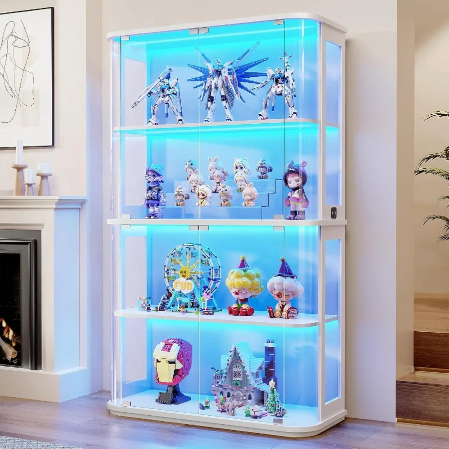 Rounded Display Cabinet with G - Glass Cabinet Display recension och pris