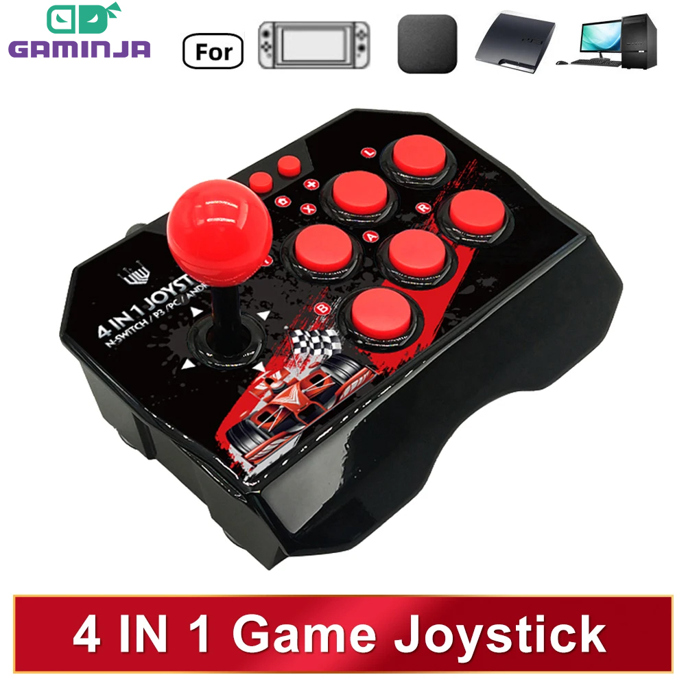 GAMINJA 4-in 1Game Joystick Wi - Arcade Vibes recension och pris