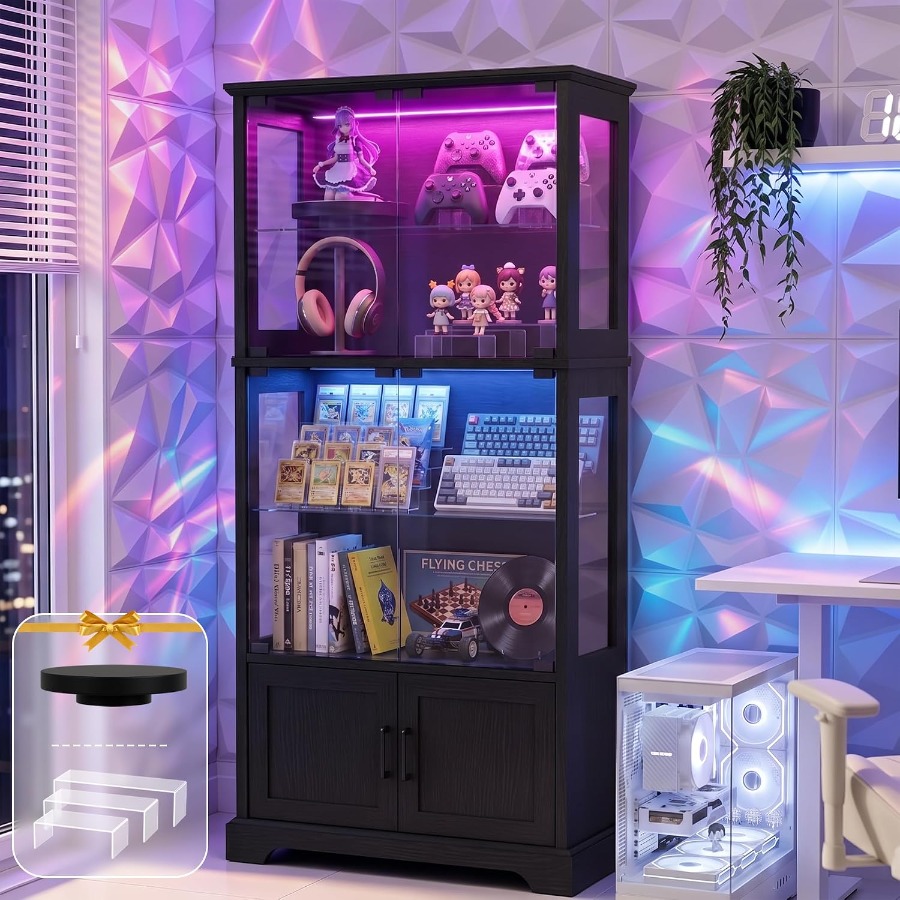 Display Cabinet with Glass Doo - Glass Cabinet Display recension och pris