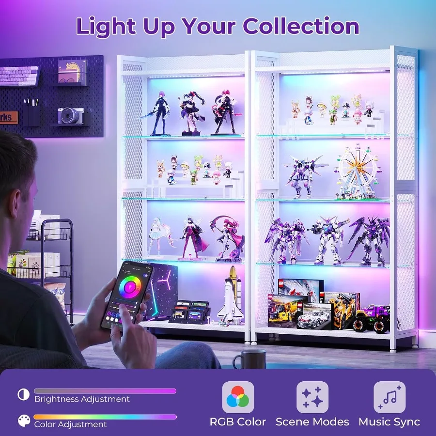 Display Case with Open Glass S - Glass Cabinet Display recension och pris