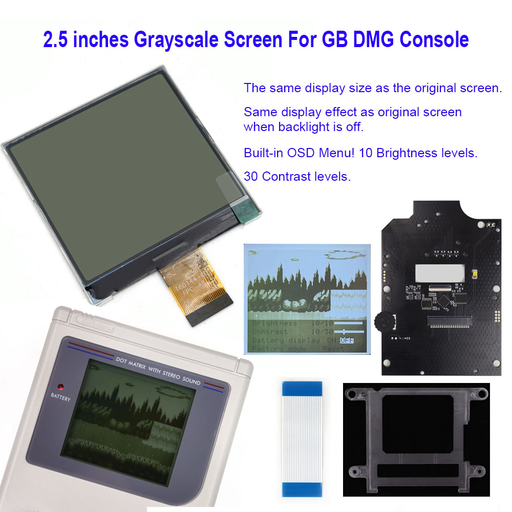 HISPEEDIDO 2.5 Inches Grayscal - Lcd Screen Arcade recension och pris