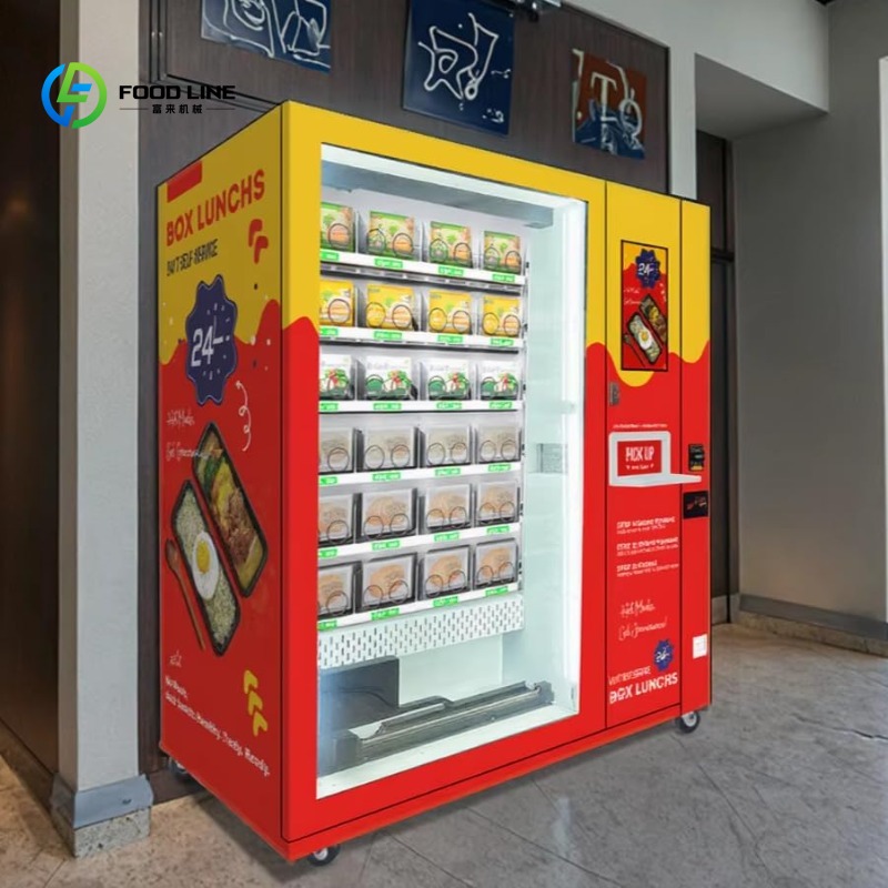 Customized Commercial Hot Food - Popcorn Vending Machine recension och pris