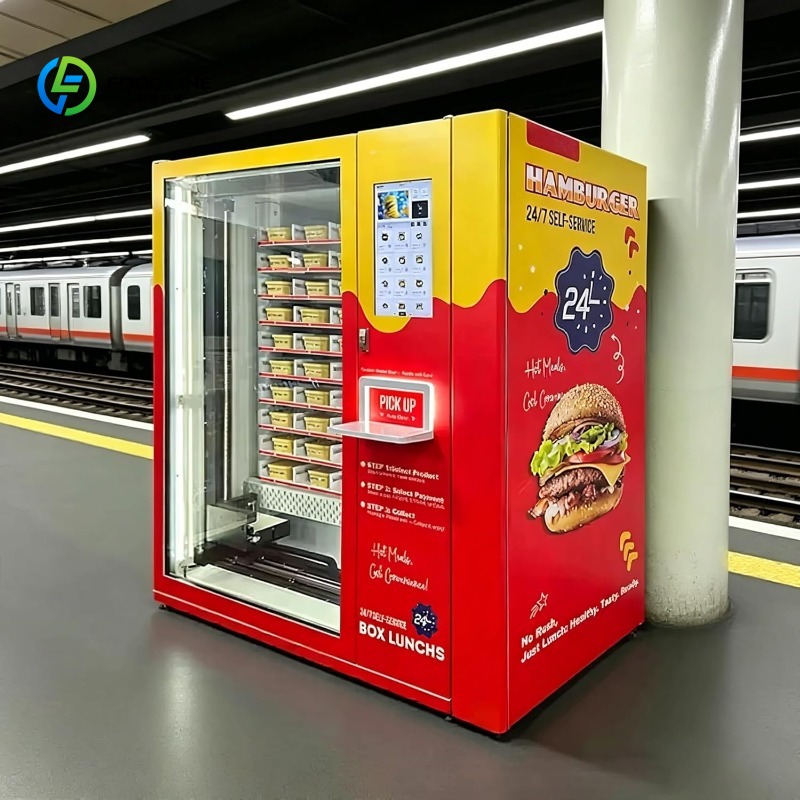 Customized Commercial Hot Food - Popcorn Vending Machine recension och pris