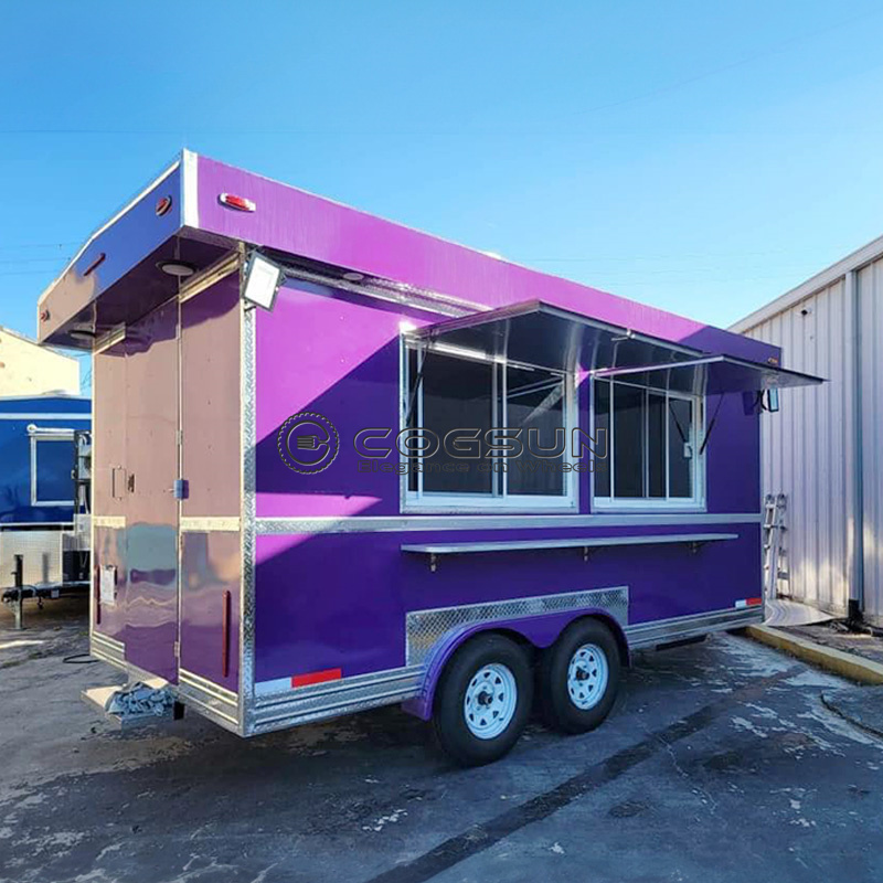 COGSUN Mobile Fast Food Track  - Hot Dog Vending Cart recension och pris