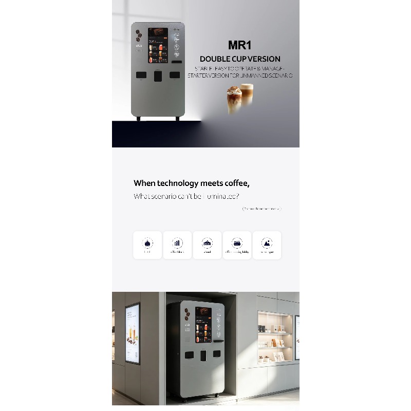 Startup Fresh Ground Coffee Ve - Vending Machine Qr Code recension och pris