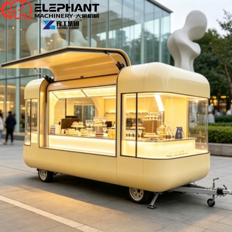 Commercial Mobile Food Trailer - Hot Dog Vending Cart recension och pris