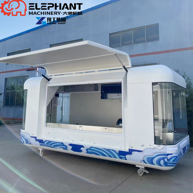 Commercial Mobile Food Trailer - Hot Dog Vending Cart recension och pris