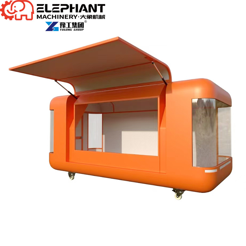 Commercial Mobile Food Trailer - Hot Dog Vending Cart recension och pris