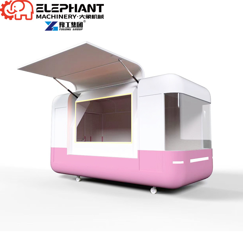 Commercial Mobile Food Trailer - Hot Dog Vending Cart recension och pris