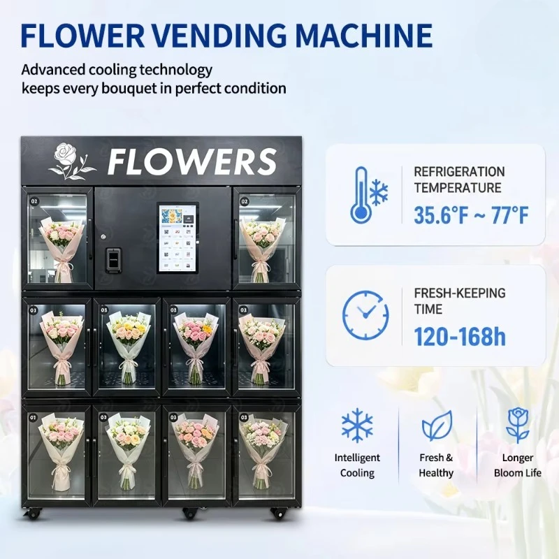 Maquina Expendedora De Flores  - Vending Machine Qr Code recension och pris