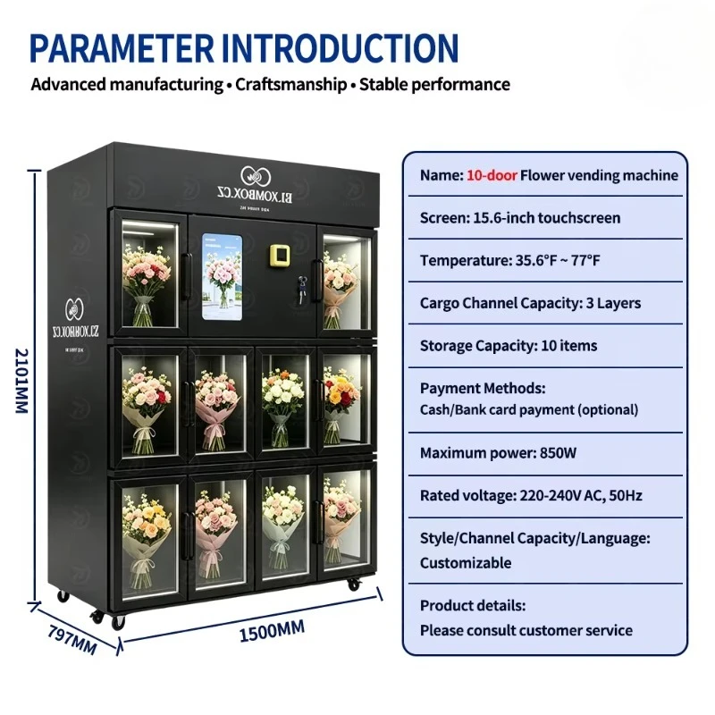 Maquina Expendedora De Flores  - Vending Machine Qr Code recension och pris