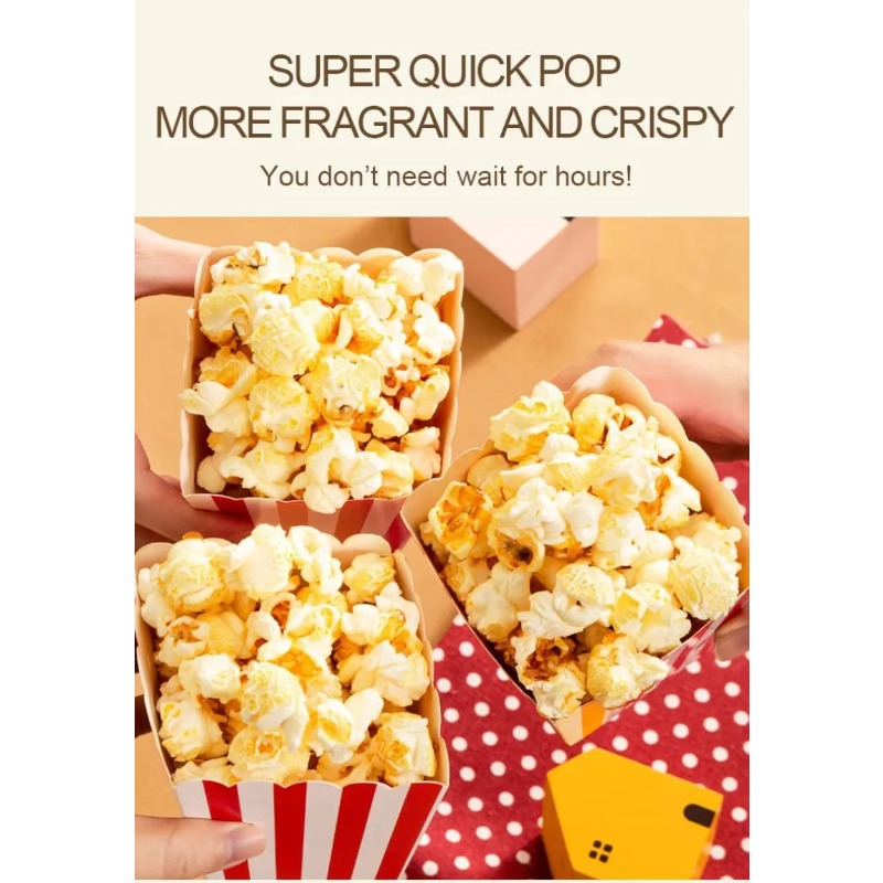 Customized Fully Automatic Hot - Popcorn Vending Machine recension och pris