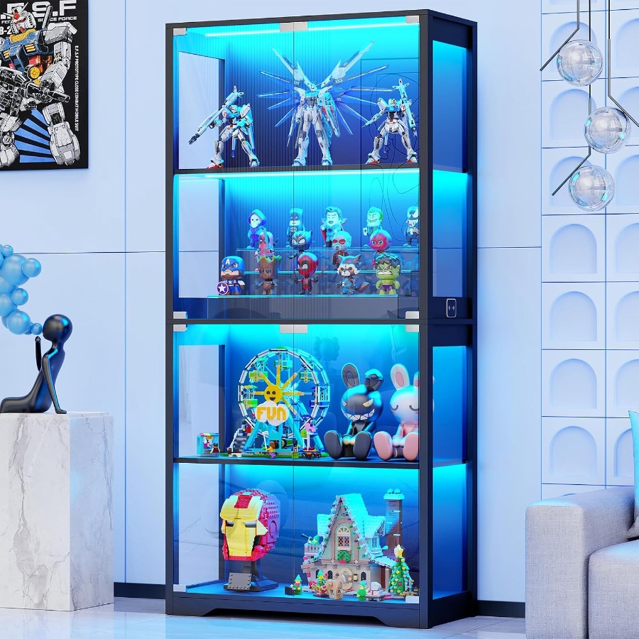 Display Cabinet with Glass Doo - Glass Cabinet Display recension och pris