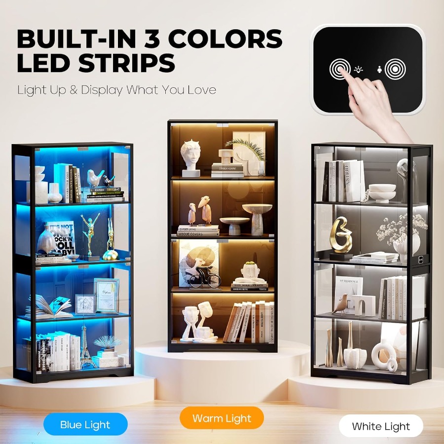 Display Cabinet with Glass Doo - Glass Cabinet Display recension och pris