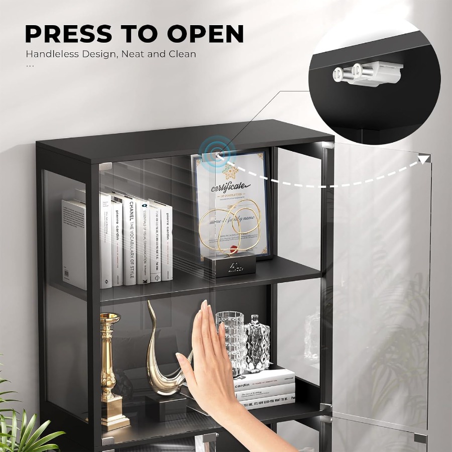 Display Cabinet with Glass Doo - Glass Cabinet Display recension och pris