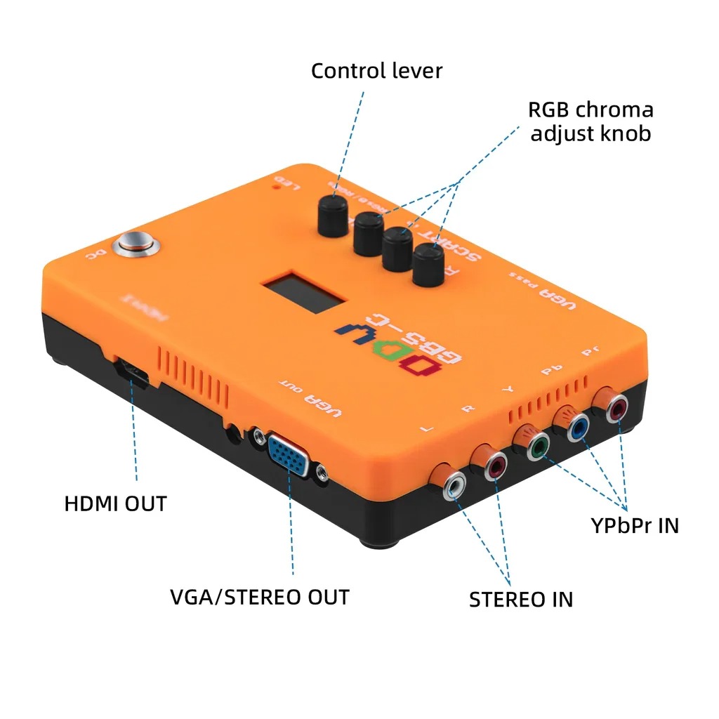 ODV-GBS-C AIO OSSC Adapter Com - Arcade Vibes recension och pris