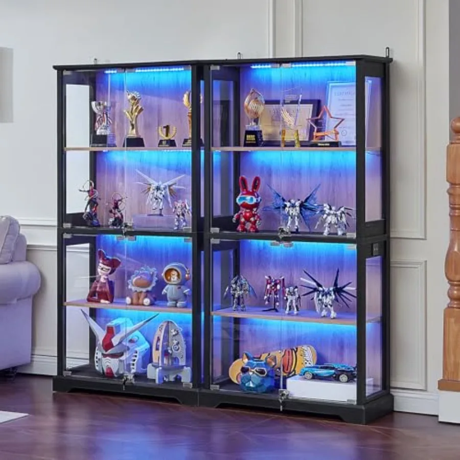 Farmhouse Glass Display Cabine - Glass Cabinet Display recension och pris