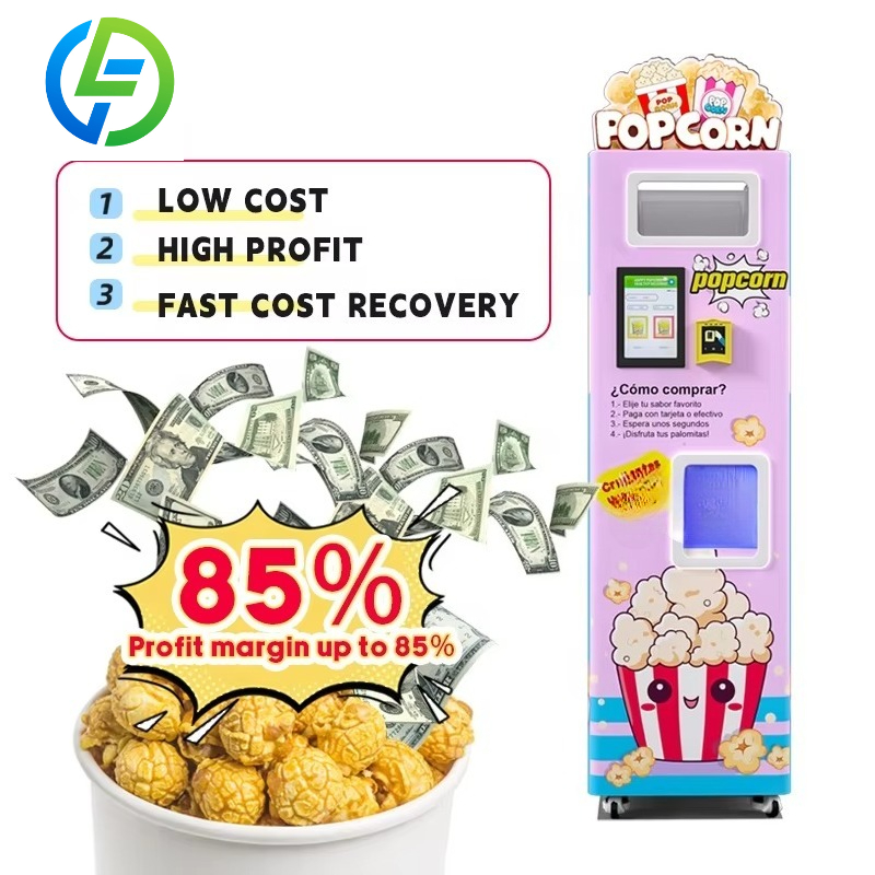 Customized Factory Intelligent - Popcorn Vending Machine recension och pris