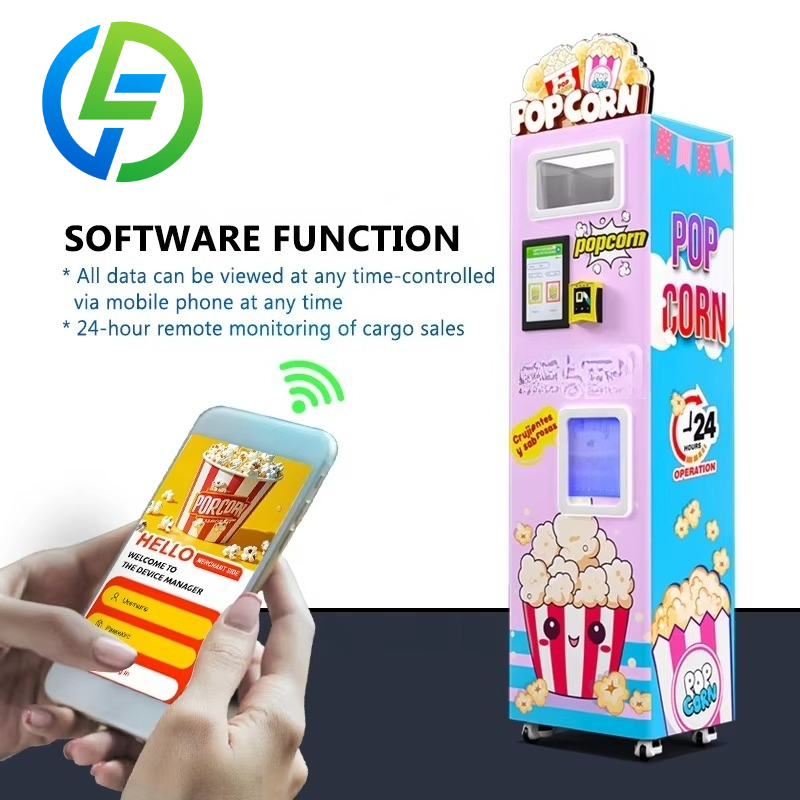Customized Factory Intelligent - Popcorn Vending Machine recension och pris