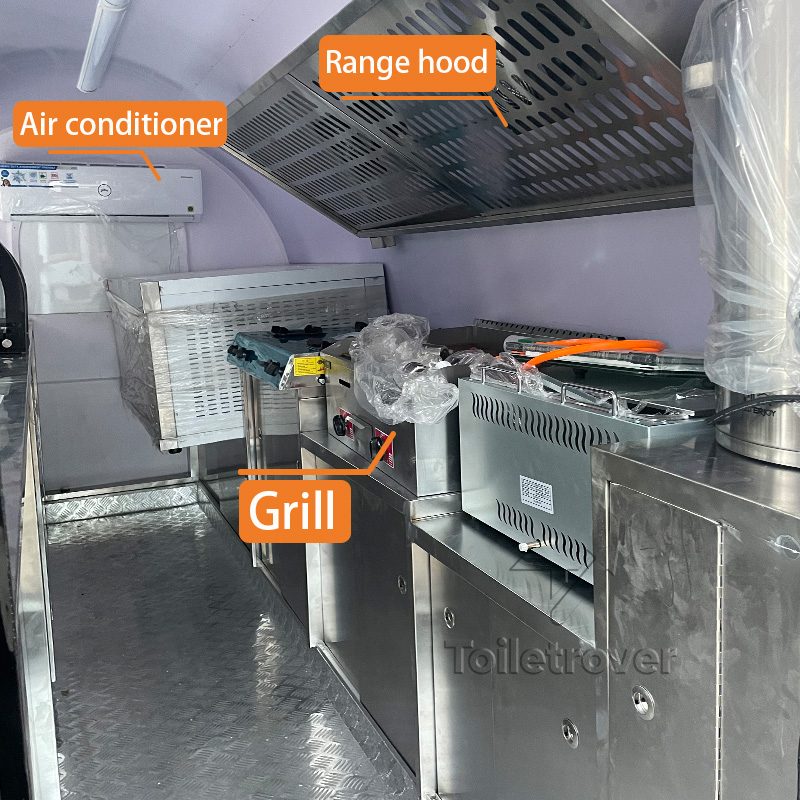 Street Mobile Food Cart Traile - Hot Dog Vending Cart recension och pris